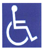 Panneau handicape